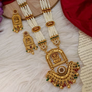 Lakshmi Long Temple Necklace