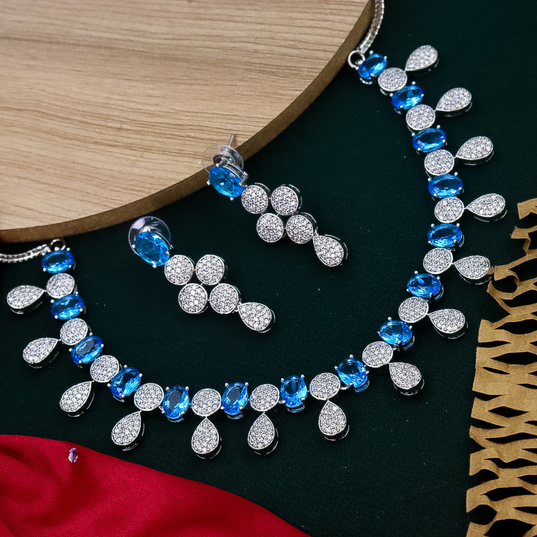 Saba AD Choker-Blue