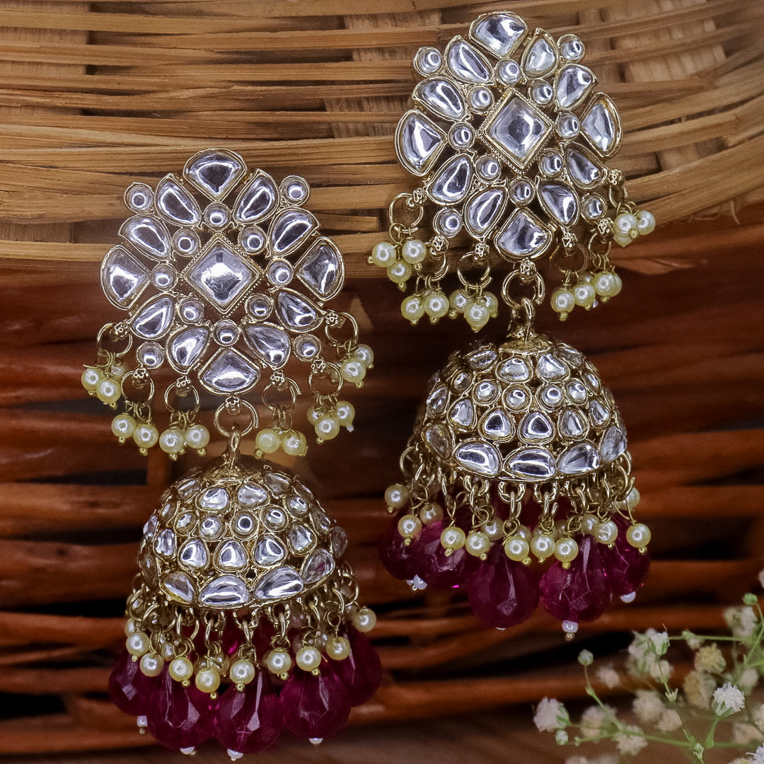 Keira Kundan Jhumka