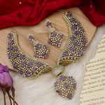 Load image into Gallery viewer, Fida Designer Necklace - Purple