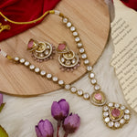 Load image into Gallery viewer, Moissante Set With Jhumka - Pink