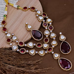 Load image into Gallery viewer, Lavina Premium Polki Choker Set
