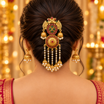 Load image into Gallery viewer, Nandni Rajwadi  Hair brooch With Latakan
