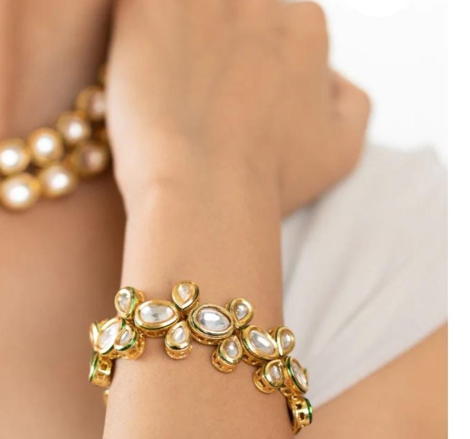 Luvkhush Premium Kundan Bracelet