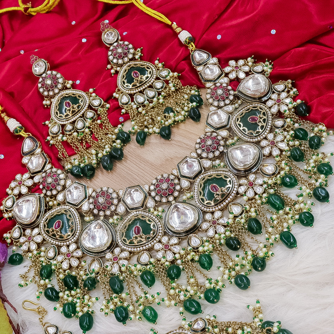 Laina Polki Semi Bridal Necklace