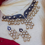 Load image into Gallery viewer, Celebrity Inspired Moissianite Necklace - Royal Blue