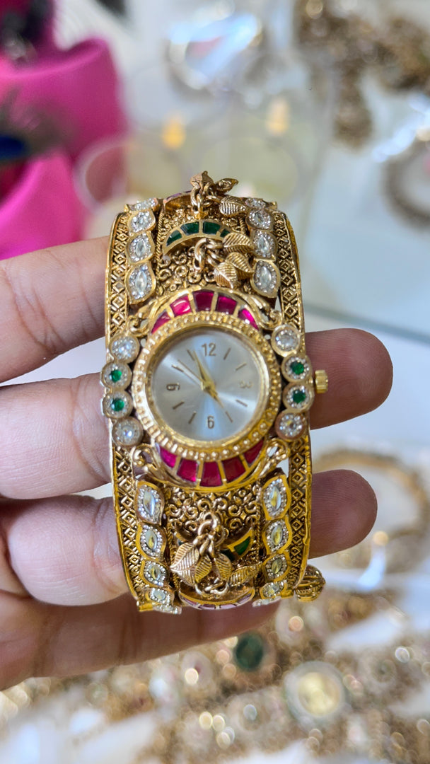 Renu Designer Moissanite Openable Watch Kada