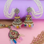 Load image into Gallery viewer, Sufiyan Jhumka With Kanchain
