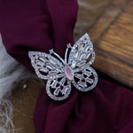 Load image into Gallery viewer, Butterfly  AD Ring - Baby Pink

