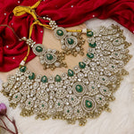 Load image into Gallery viewer, Jeni Moissianite Necklace - (Short Choker, Earrings, Sheeshphool, Nath)