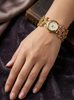 Load image into Gallery viewer, Natasha Heritage Brass Wrist Watch - Random Dial
