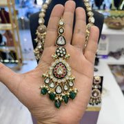 Saadia Layered Kundan Polki Necklace