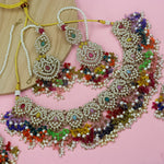 Load image into Gallery viewer, Atharva Statement Set With Earrings + Mangtika + Pasa -Multi
