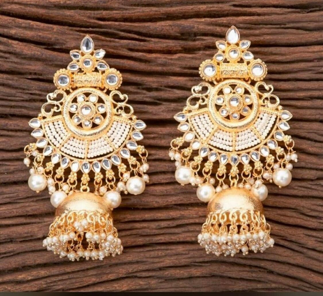 Ethnic Esha Jhumka - Golden