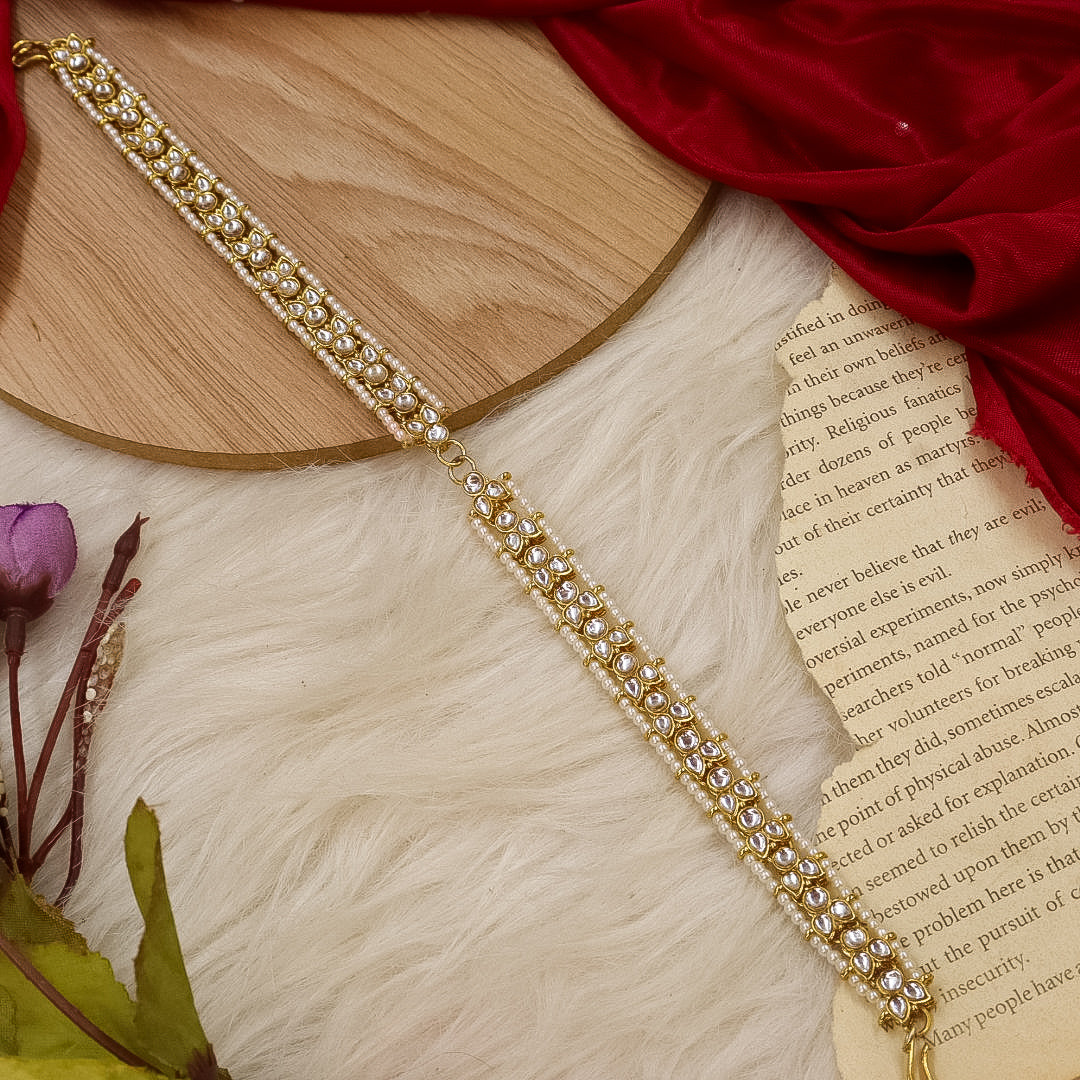 Kundan Polki Sheeshphool