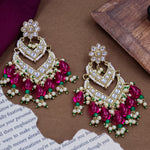Load image into Gallery viewer, Small Bhavini 2 Layer Chandbali
