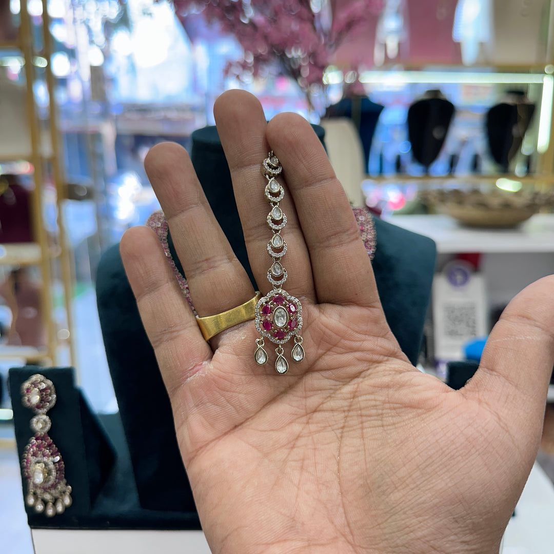 Dania Moissianite Set-Ruby