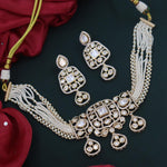 Load image into Gallery viewer, Dupa Designer Moti Moissanite Set- White