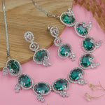 Load image into Gallery viewer, Bijli American Diamond Choker Set
