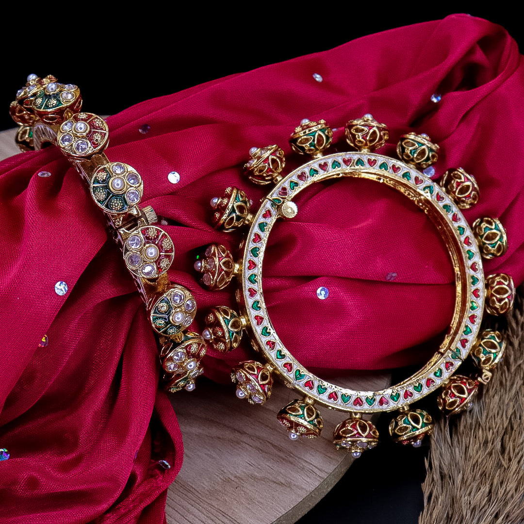 Prajanli Meenakari Pacheli Kada