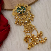 Hema Heritage Hair brooch With Ghungroo Latakan