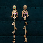 Load image into Gallery viewer, Juna Kashmiri Brass Earrings With Ghungroo Latakan