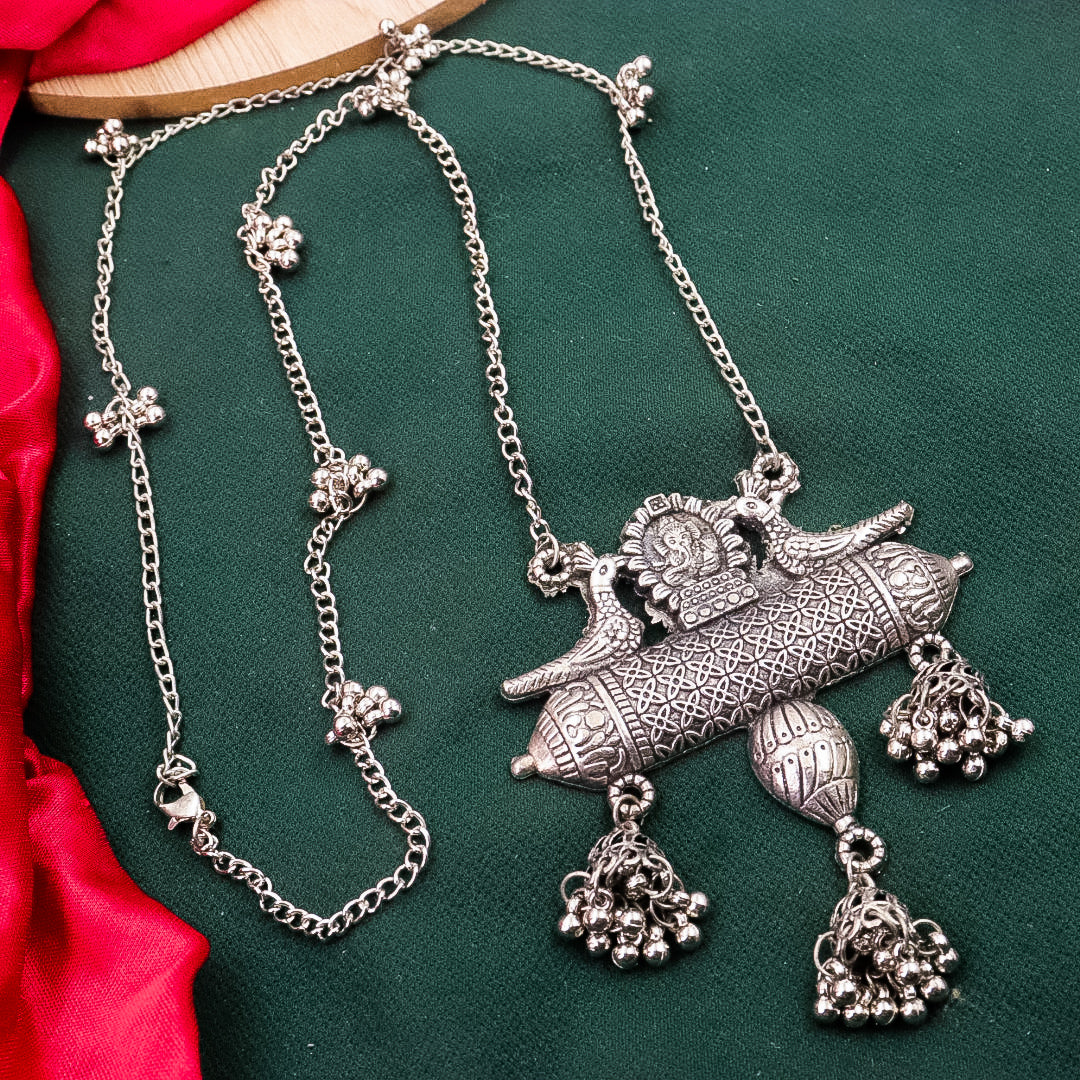 German Silver Long Chain