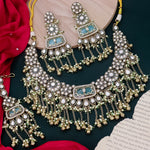 Load image into Gallery viewer, Comna Polki Necklace
