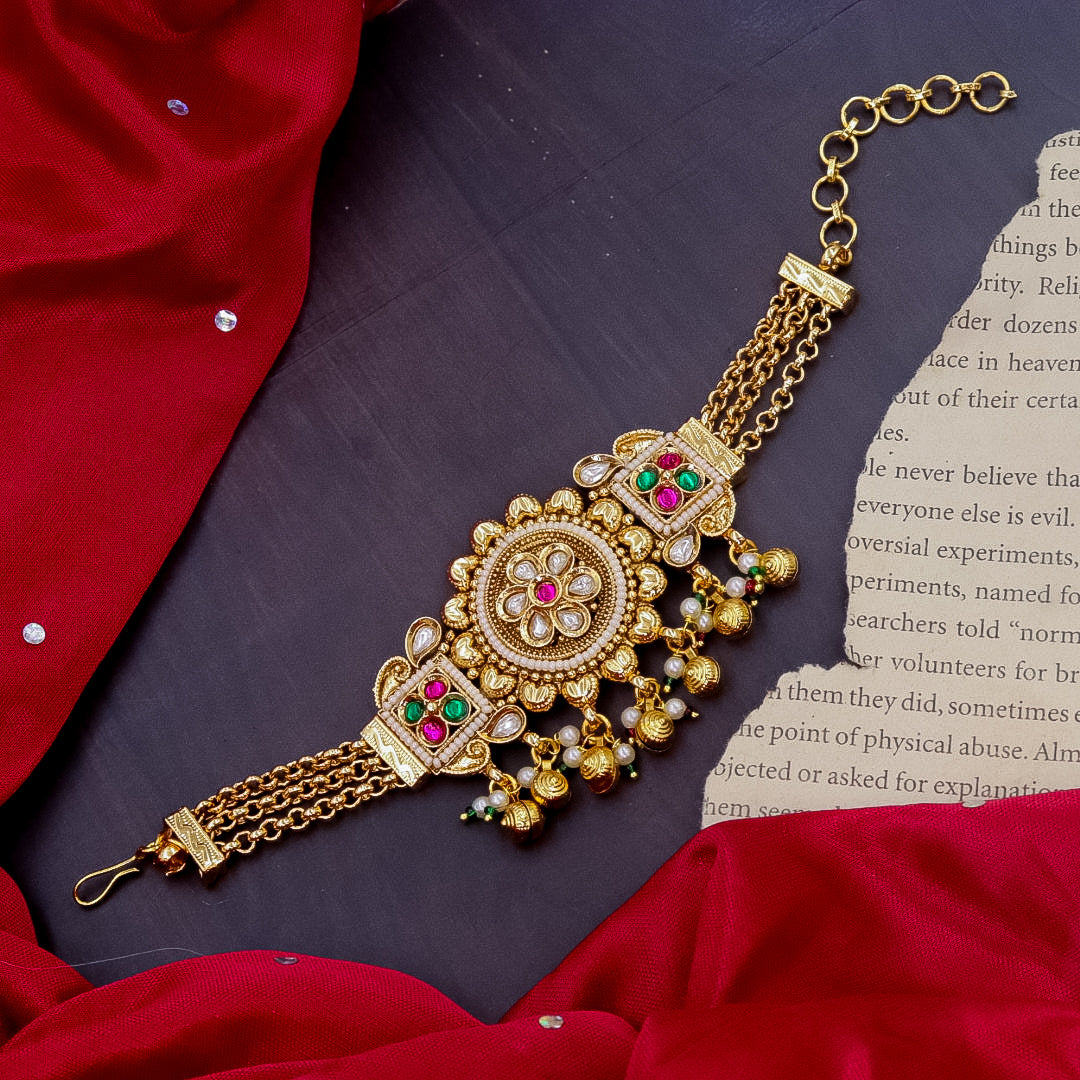 Hiren Brass Bracelet