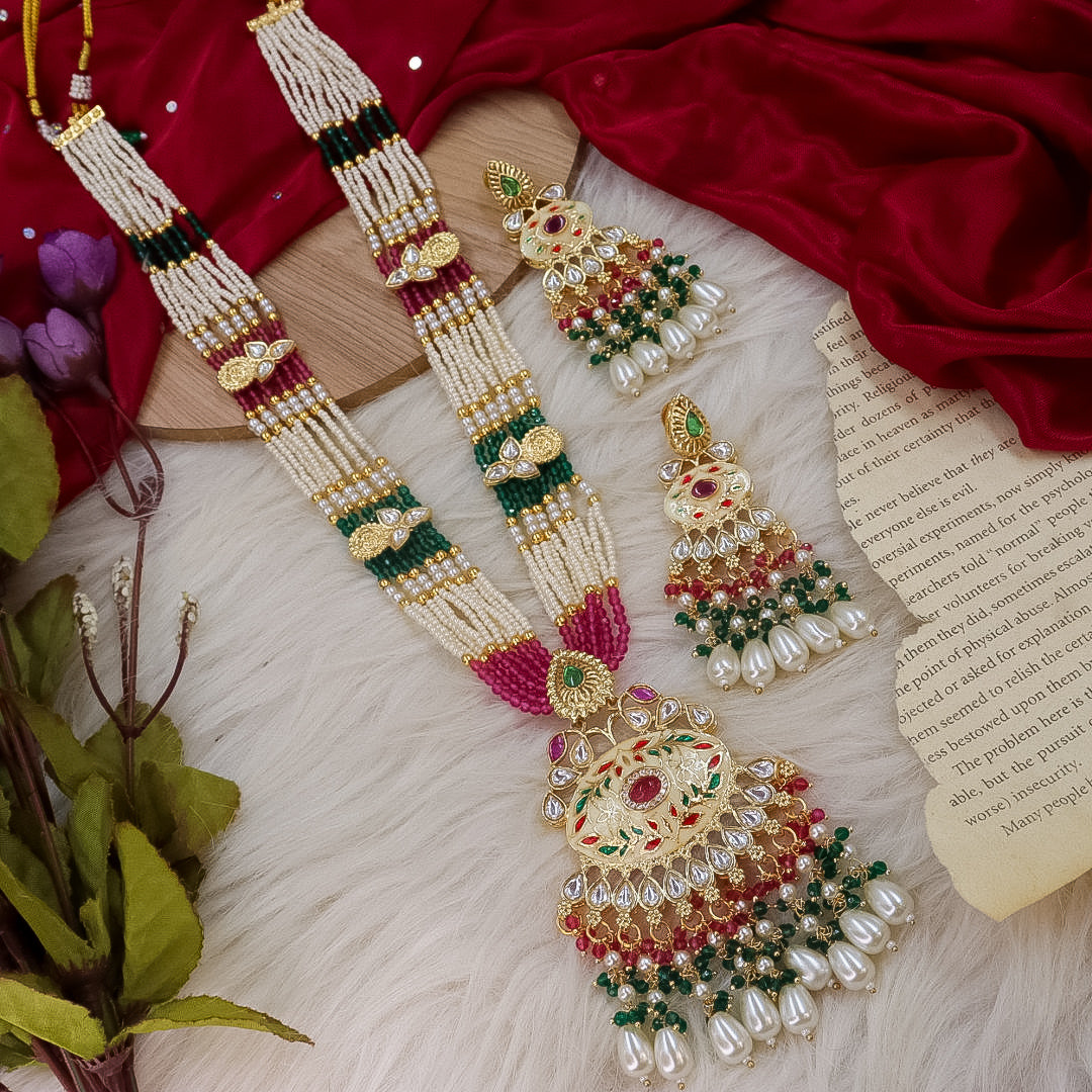 Khyati long Moti Necklace
