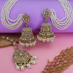 Load image into Gallery viewer, Sufiyan Jhumka With Kanchain
