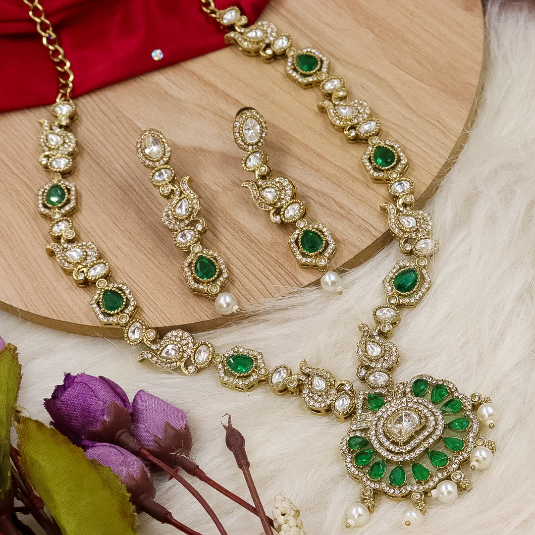 Hiza Polki Set -Emerald