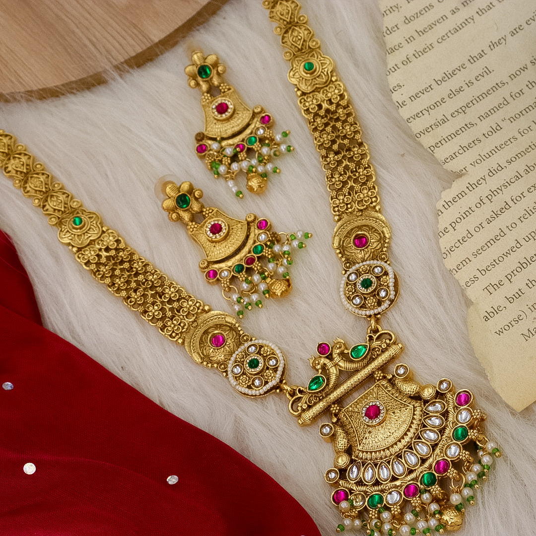 Surbhi Long Rajwadi Necklace