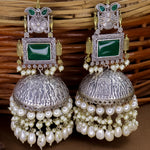Load image into Gallery viewer, Shonali Statement Premium Brass Jhumka
