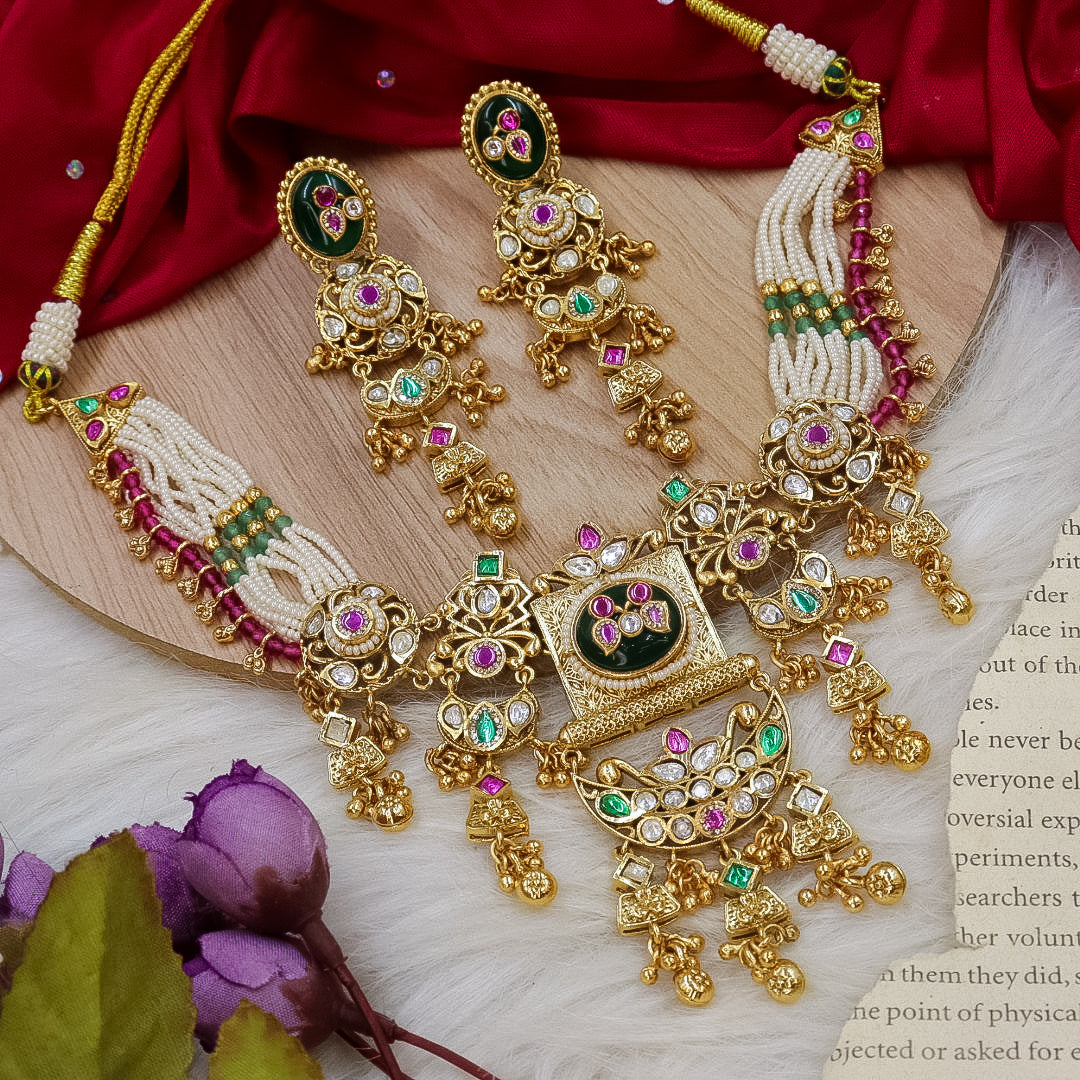 Faiza Premium  Swaroski Necklace
