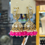 Load image into Gallery viewer, Prachi Kundan Hoop Jhumka
