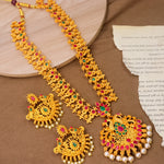 Load image into Gallery viewer, Long Copper South Indian Set

