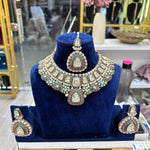 Load image into Gallery viewer, Tank Kundan Polki Choker Set