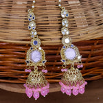 Load image into Gallery viewer, Swati MOP jhumka With long Kaanchain
