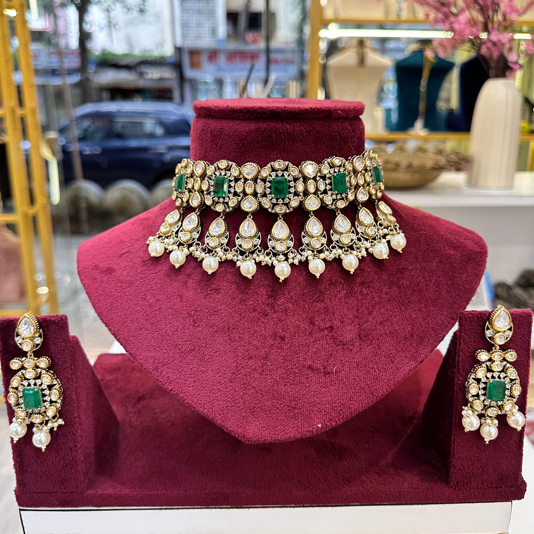 Kanika Moissianite Choker