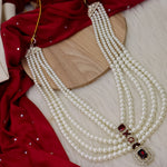 Load image into Gallery viewer, Moti Layered Necklace For Groom