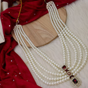 Moti Layered Necklace For Groom