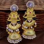 Load image into Gallery viewer, Golden Statement Brass Jhumka