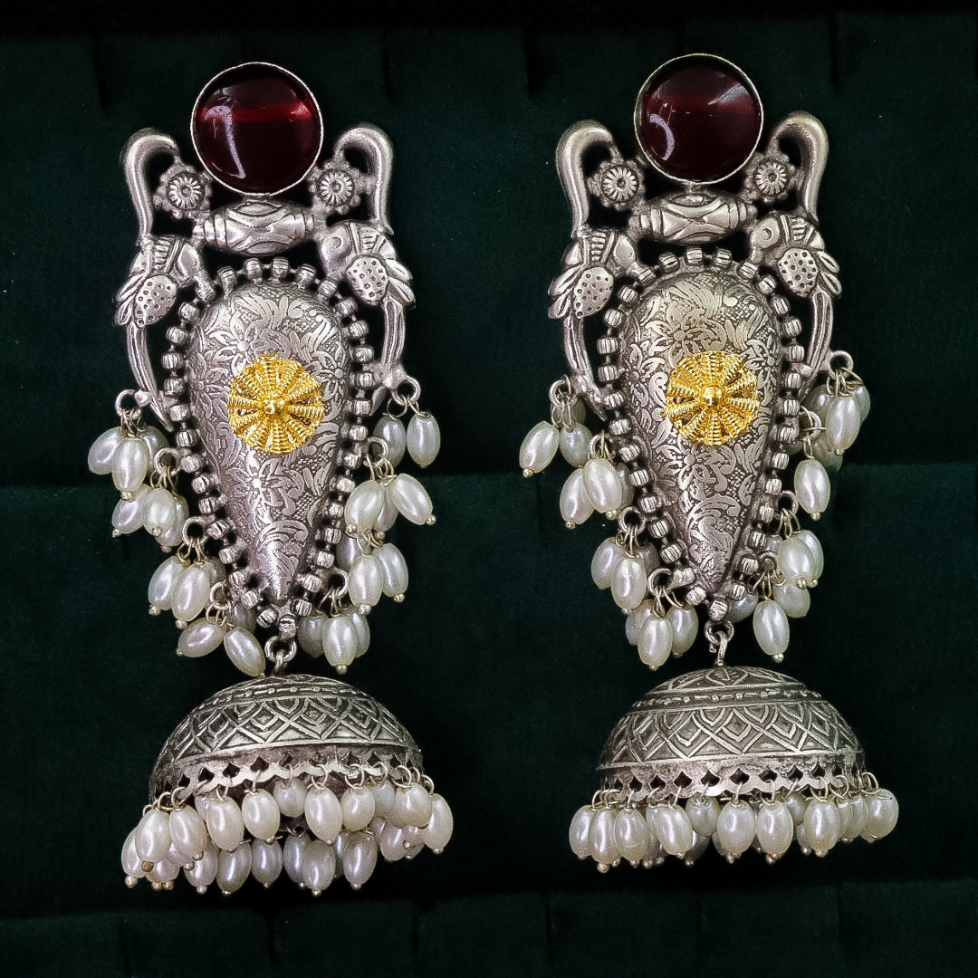 Reena Statement Trending Premium Brass Jhumka