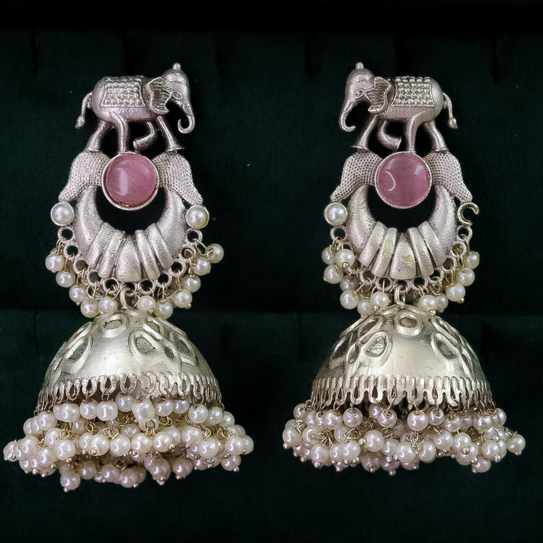Elephant Brass Jhumka