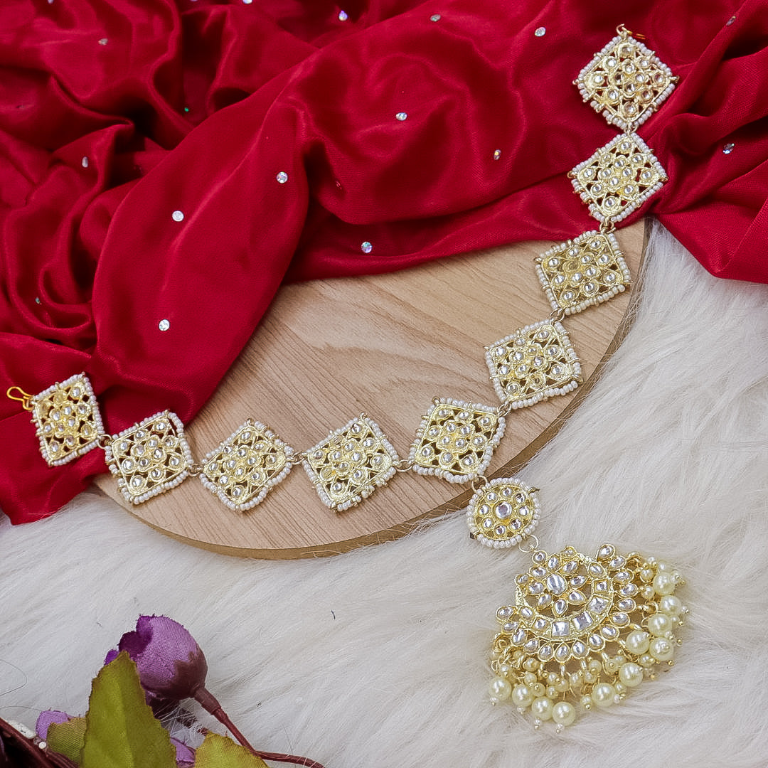 Heavy Kundan Sheeshpati