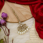 Load image into Gallery viewer, Saloni Moissante Mangtika - White