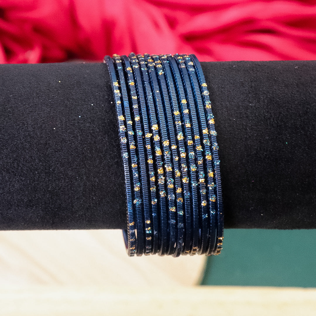 Vamila Shimmer Metal Bangles (Dozen)
