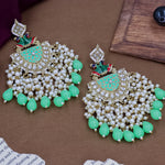 Load image into Gallery viewer, Peacock Pearl Latkan Earring
