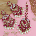 Load image into Gallery viewer, Momina Pakistani Earrings And Mangtika
